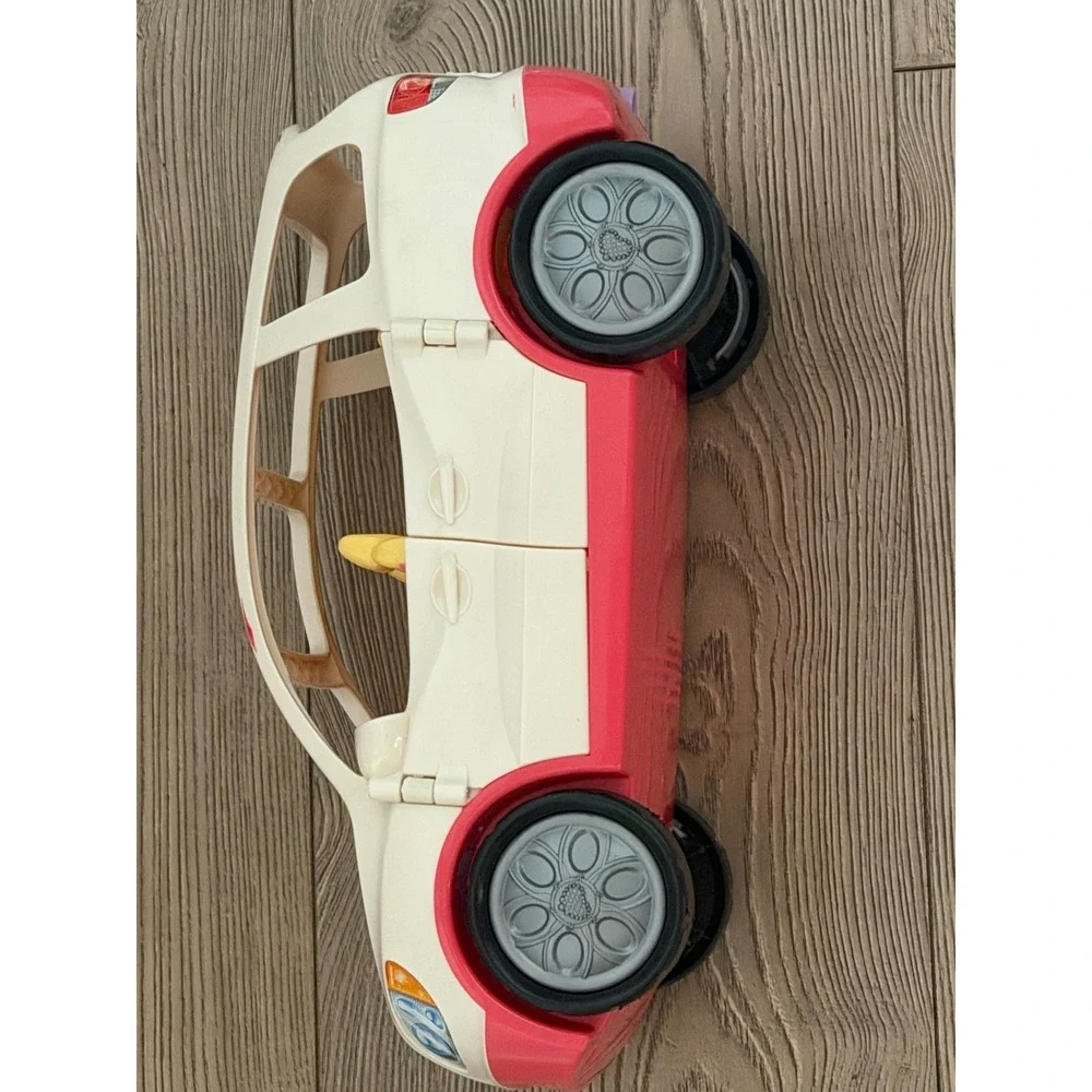 Fisher-Price Loving Family SUV Cream Pink Toy SUV 4 Door Car Seats B0011 works